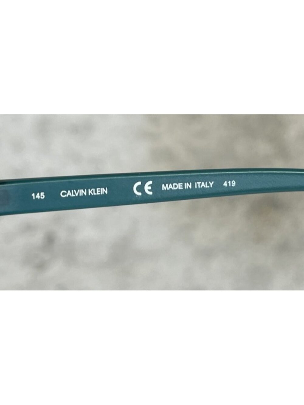 Calvin Klein CK19570 430 Round Teal Blue Clear Eyeglasses Frames Italy 50-20-145 - Picture 6 of 8